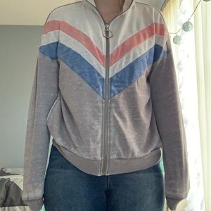 Zip up sweatshirt